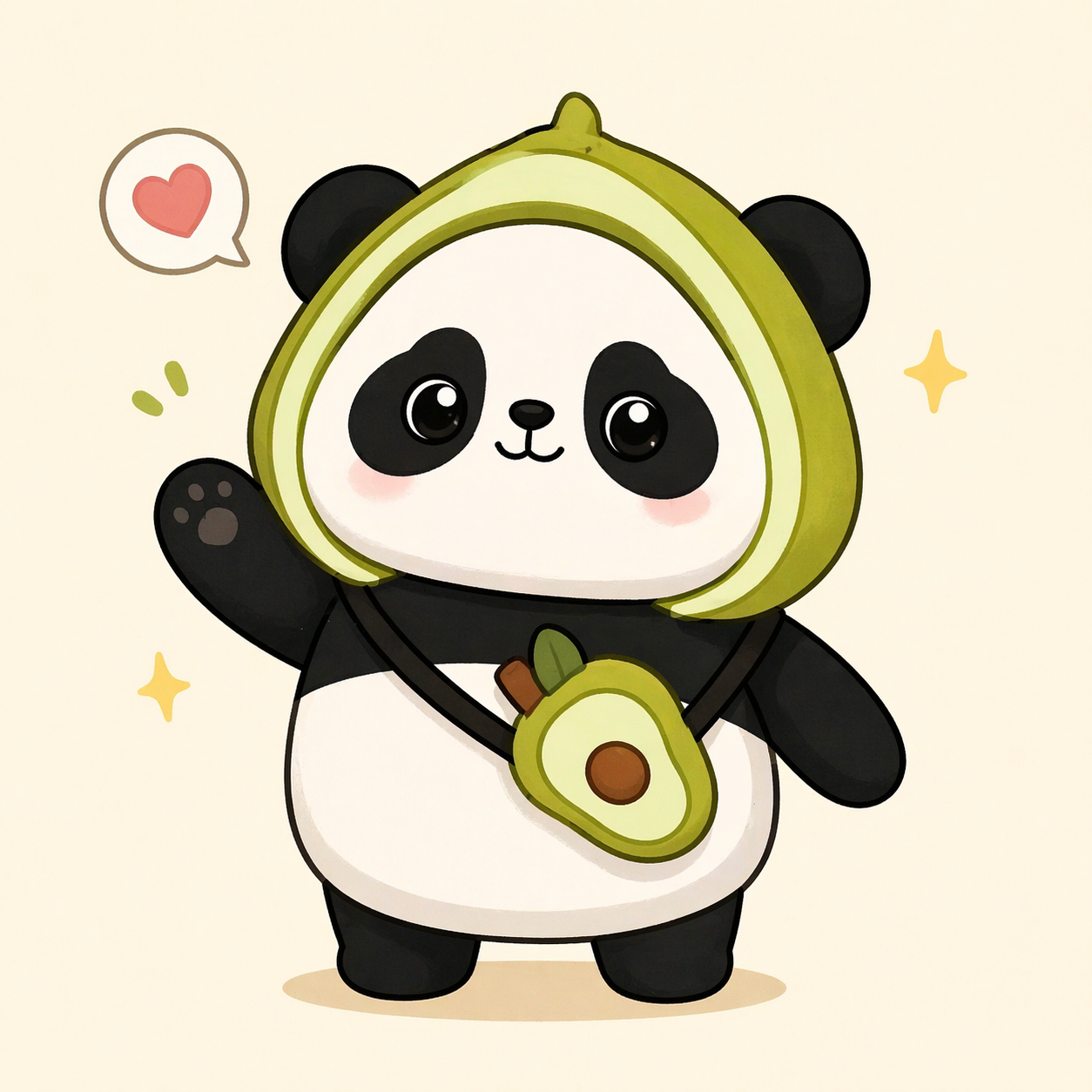 Panpan, the cartoon figure used in Ms. Chang's classes